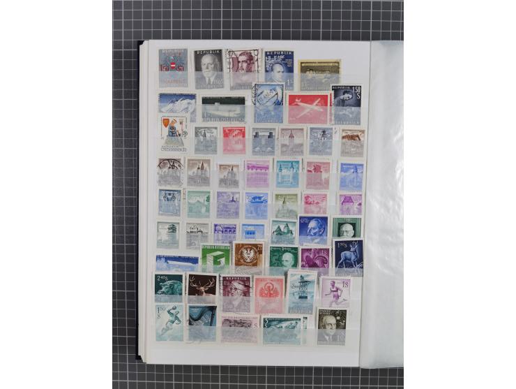 1850/86, am Anfang meist gestempelte Sammlung ab Mi.-Nr. 1 mit u.a. Mi.-Nr. 161-177 gestempelt (10 Kr. signiert Pfenninger), 