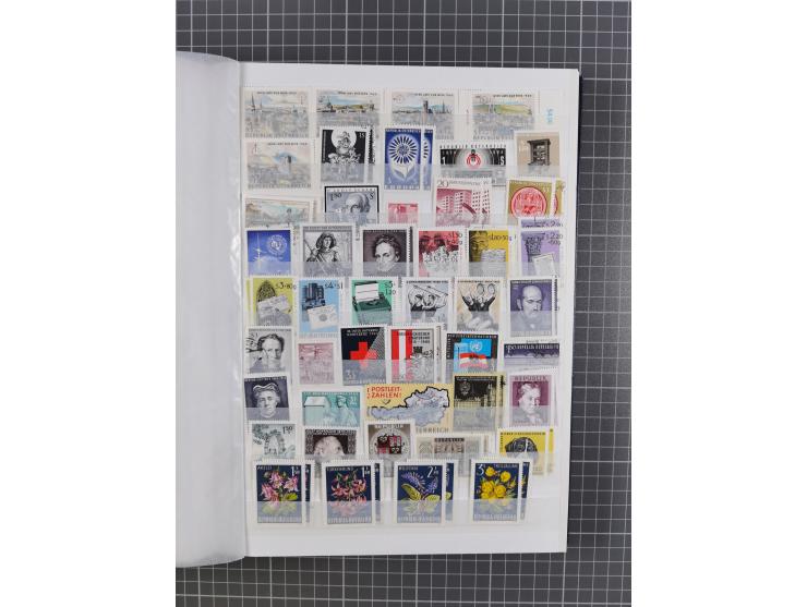 1850/86, am Anfang meist gestempelte Sammlung ab Mi.-Nr. 1 mit u.a. Mi.-Nr. 161-177 gestempelt (10 Kr. signiert Pfenninger), 