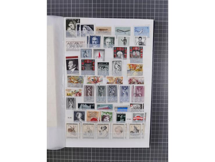 1850/86, am Anfang meist gestempelte Sammlung ab Mi.-Nr. 1 mit u.a. Mi.-Nr. 161-177 gestempelt (10 Kr. signiert Pfenninger), 