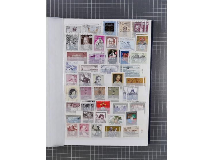 1850/86, am Anfang meist gestempelte Sammlung ab Mi.-Nr. 1 mit u.a. Mi.-Nr. 161-177 gestempelt (10 Kr. signiert Pfenninger), 