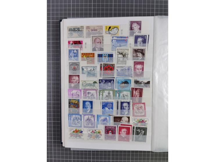 1850/86, am Anfang meist gestempelte Sammlung ab Mi.-Nr. 1 mit u.a. Mi.-Nr. 161-177 gestempelt (10 Kr. signiert Pfenninger), 