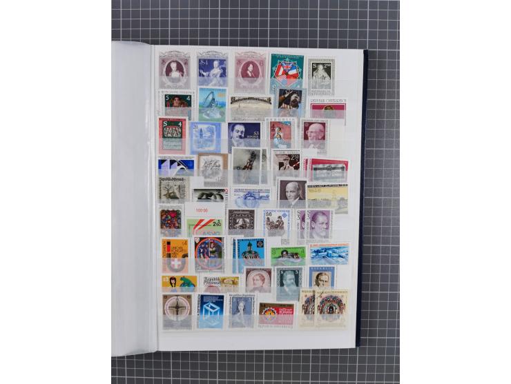 1850/86, am Anfang meist gestempelte Sammlung ab Mi.-Nr. 1 mit u.a. Mi.-Nr. 161-177 gestempelt (10 Kr. signiert Pfenninger), 