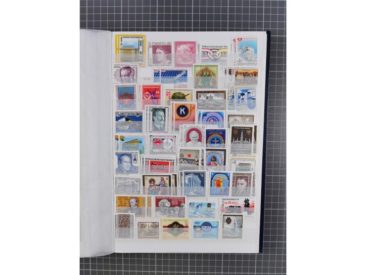 1850/86, am Anfang meist gestempelte Sammlung ab Mi.-Nr. 1 mit u.a. Mi.-Nr. 161-177 gestempelt (10 Kr. signiert Pfenninger), 