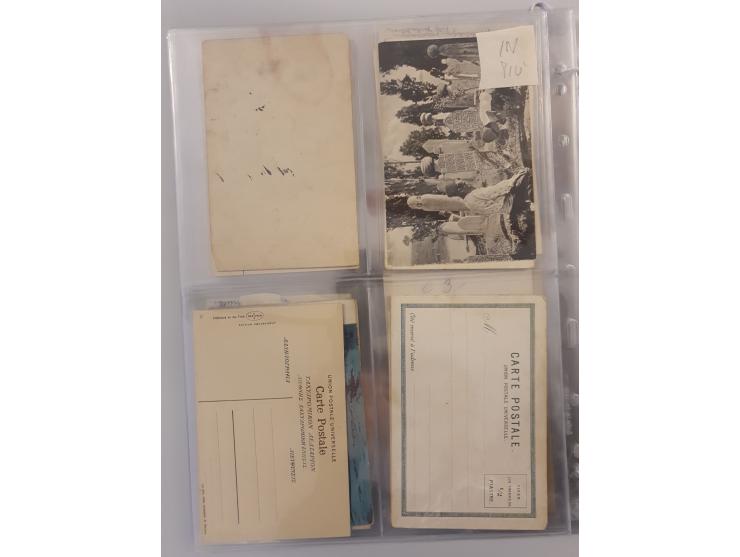Turkey, 1900-20, 43 postcards Smyrna, Bursa, Constantinople, costumes, workers, mosques, palais, railway Salonique in folder