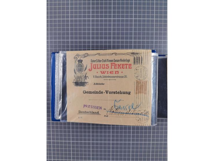 1864/1914 (ca.), rund 100 gebrauchte Ganzsachen, dabei Zufrankaturen, Privatganzsachen, einige Levante