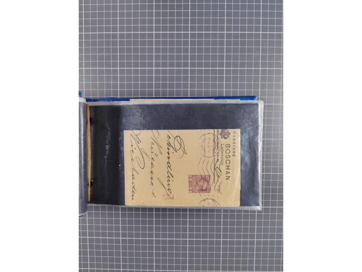 1864/1914 (ca.), rund 100 gebrauchte Ganzsachen, dabei Zufrankaturen, Privatganzsachen, einige Levante