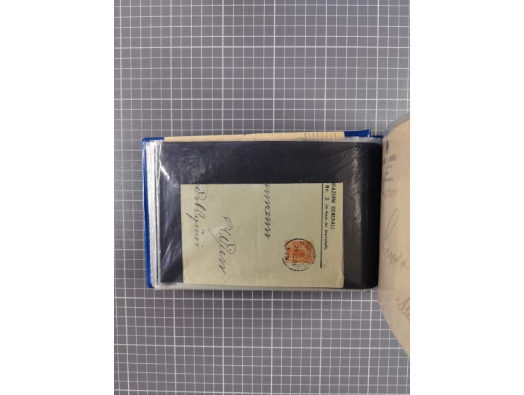 1864/1914 (ca.), rund 100 gebrauchte Ganzsachen, dabei Zufrankaturen, Privatganzsachen, einige Levante