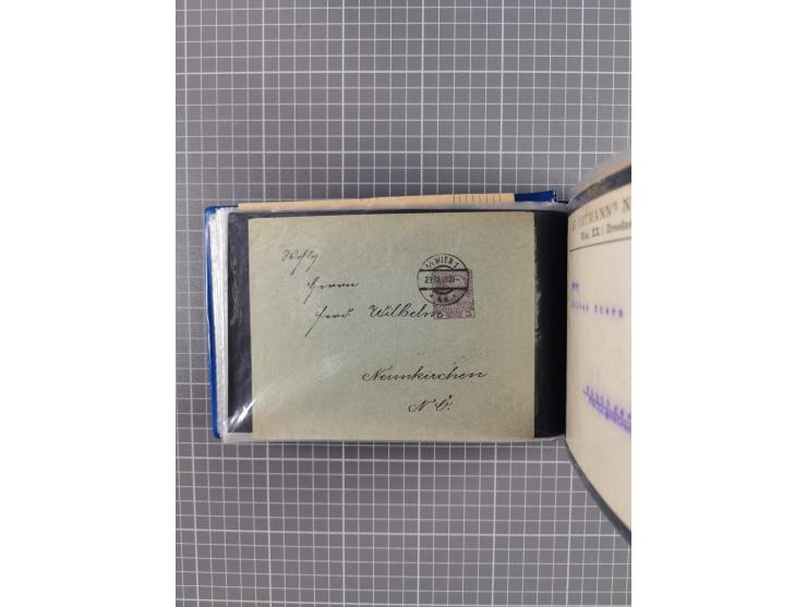 1864/1914 (ca.), rund 100 gebrauchte Ganzsachen, dabei Zufrankaturen, Privatganzsachen, einige Levante