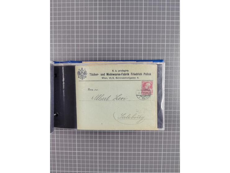 1864/1914 (ca.), rund 100 gebrauchte Ganzsachen, dabei Zufrankaturen, Privatganzsachen, einige Levante