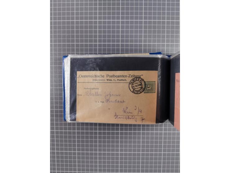 1864/1914 (ca.), rund 100 gebrauchte Ganzsachen, dabei Zufrankaturen, Privatganzsachen, einige Levante