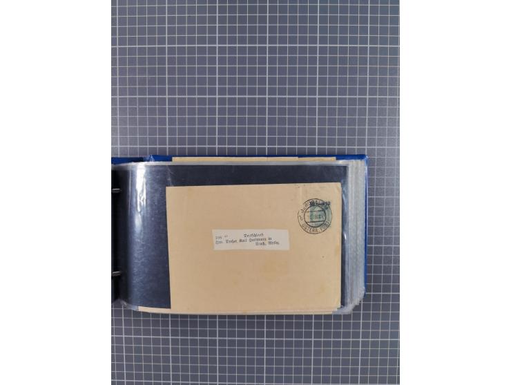 1864/1914 (ca.), rund 100 gebrauchte Ganzsachen, dabei Zufrankaturen, Privatganzsachen, einige Levante