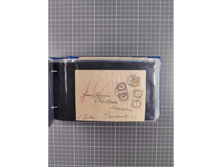 1864/1914 (ca.), rund 100 gebrauchte Ganzsachen, dabei Zufrankaturen, Privatganzsachen, einige Levante