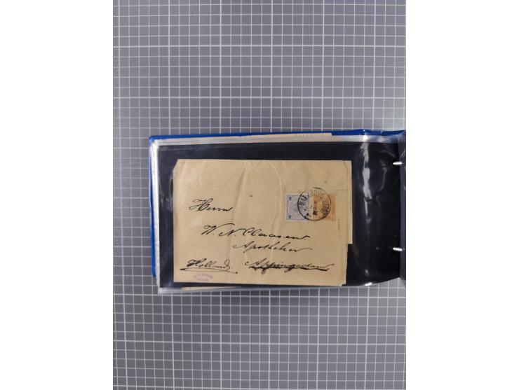 1864/1914 (ca.), rund 100 gebrauchte Ganzsachen, dabei Zufrankaturen, Privatganzsachen, einige Levante