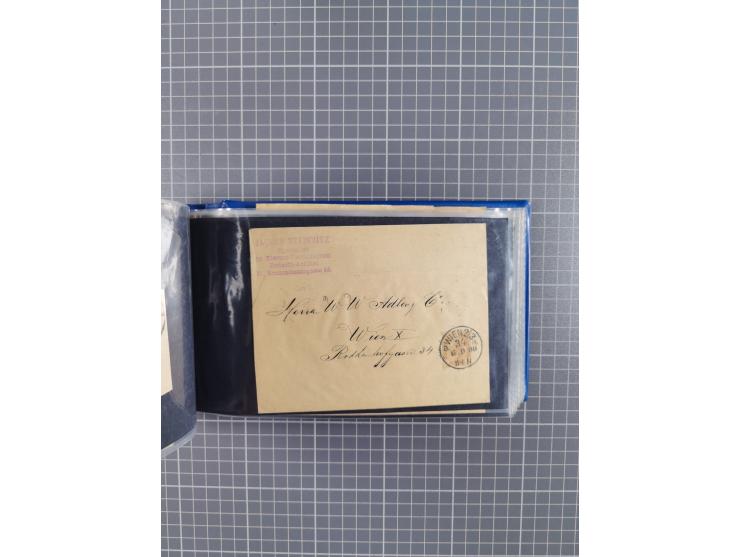 1864/1914 (ca.), rund 100 gebrauchte Ganzsachen, dabei Zufrankaturen, Privatganzsachen, einige Levante