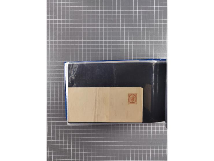 1864/1914 (ca.), rund 100 gebrauchte Ganzsachen, dabei Zufrankaturen, Privatganzsachen, einige Levante