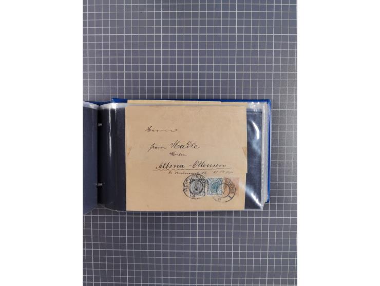 1864/1914 (ca.), rund 100 gebrauchte Ganzsachen, dabei Zufrankaturen, Privatganzsachen, einige Levante