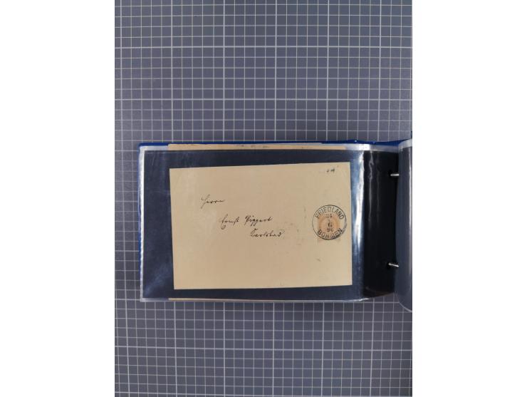 1864/1914 (ca.), rund 100 gebrauchte Ganzsachen, dabei Zufrankaturen, Privatganzsachen, einige Levante