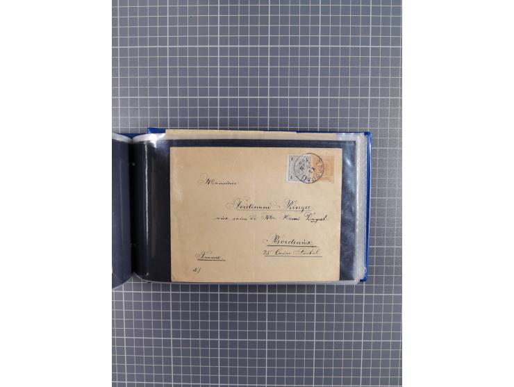 1864/1914 (ca.), rund 100 gebrauchte Ganzsachen, dabei Zufrankaturen, Privatganzsachen, einige Levante