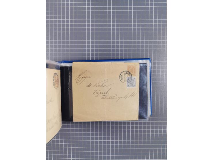 1864/1914 (ca.), rund 100 gebrauchte Ganzsachen, dabei Zufrankaturen, Privatganzsachen, einige Levante