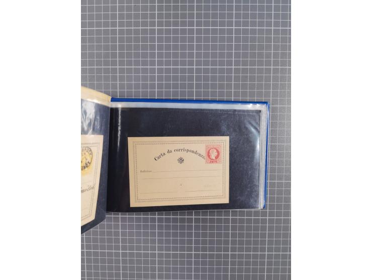 1864/1914 (ca.), rund 100 gebrauchte Ganzsachen, dabei Zufrankaturen, Privatganzsachen, einige Levante