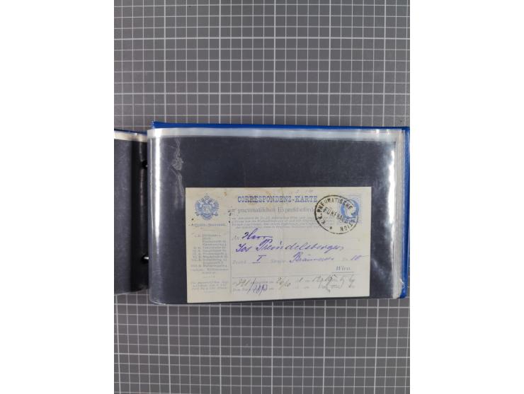 1864/1914 (ca.), rund 100 gebrauchte Ganzsachen, dabei Zufrankaturen, Privatganzsachen, einige Levante