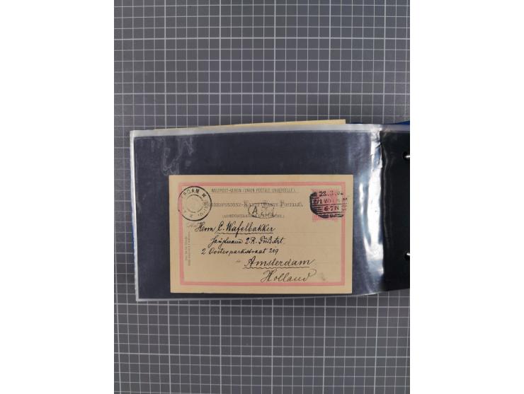 1864/1914 (ca.), rund 100 gebrauchte Ganzsachen, dabei Zufrankaturen, Privatganzsachen, einige Levante