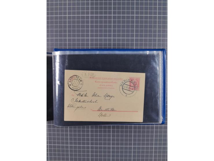 1864/1914 (ca.), rund 100 gebrauchte Ganzsachen, dabei Zufrankaturen, Privatganzsachen, einige Levante