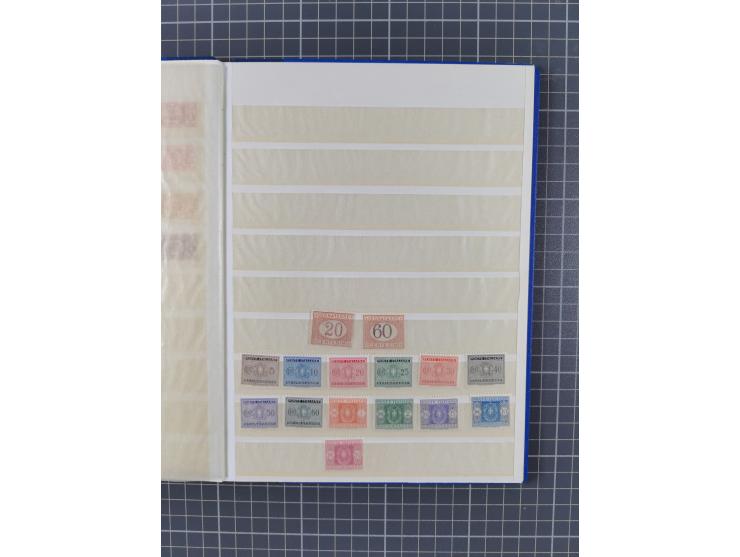 1861/1945, unused and mint stamps in small stockbook, including Mi-No. 56/57, 94, parcel 1/6, etc.&nbsp;