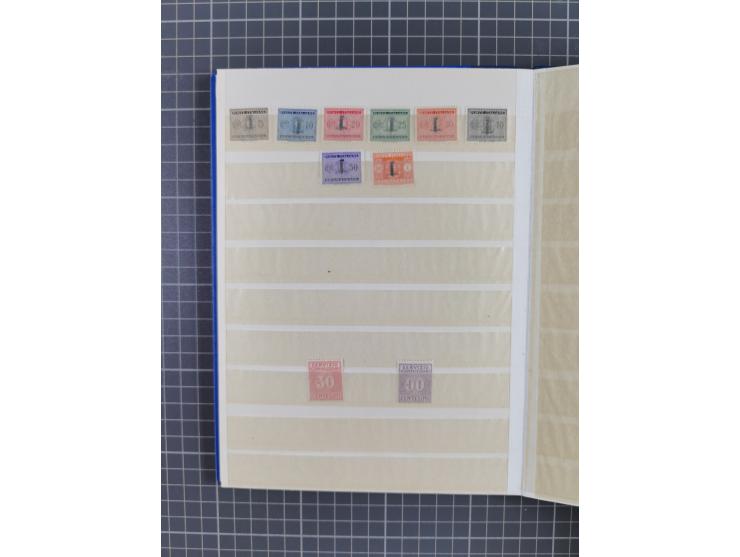 1861/1945, unused and mint stamps in small stockbook, including Mi-No. 56/57, 94, parcel 1/6, etc.&nbsp;