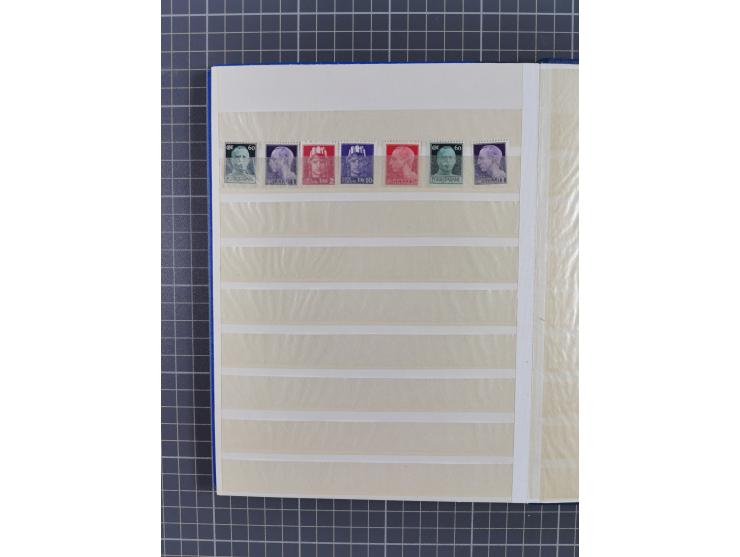 1861/1945, unused and mint stamps in small stockbook, including Mi-No. 56/57, 94, parcel 1/6, etc.&nbsp;