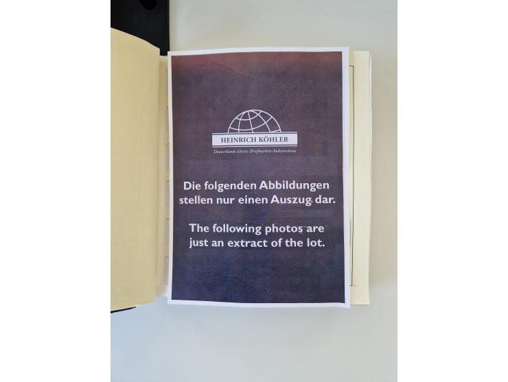 1862/1970, collection in two Schaubek albums, with a good portion of Karl I and other better values such as Mi. No. 154/60, 2