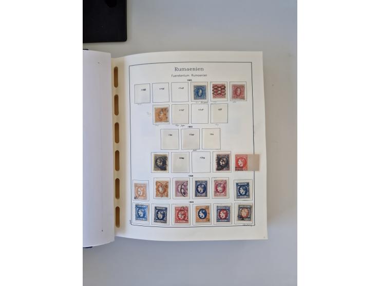 1862/1970, collection in two Schaubek albums, with a good portion of Karl I and other better values such as Mi. No. 154/60, 2