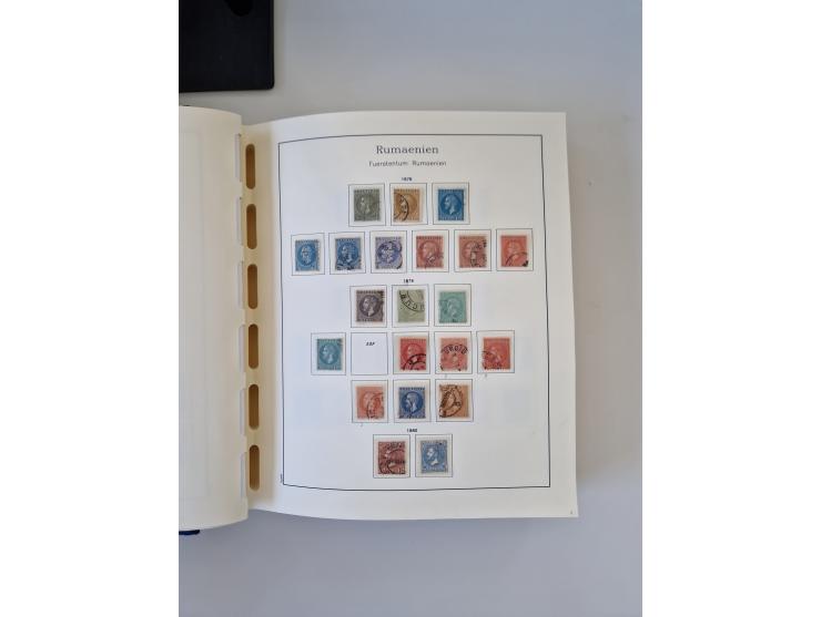 1862/1970, collection in two Schaubek albums, with a good portion of Karl I and other better values such as Mi. No. 154/60, 2