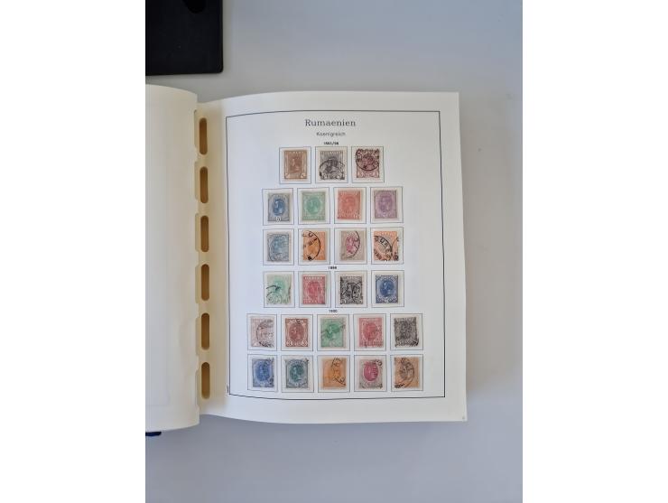 1862/1970, collection in two Schaubek albums, with a good portion of Karl I and other better values such as Mi. No. 154/60, 2