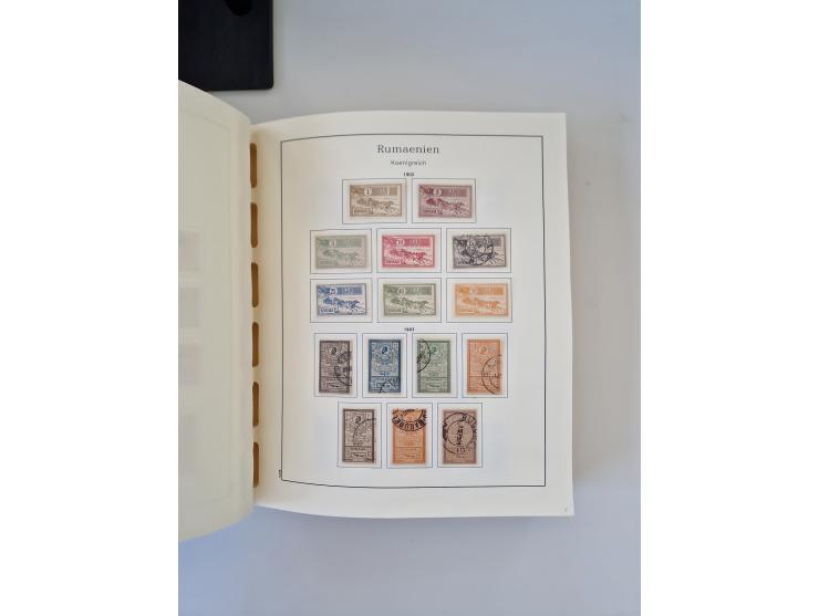 1862/1970, collection in two Schaubek albums, with a good portion of Karl I and other better values such as Mi. No. 154/60, 2