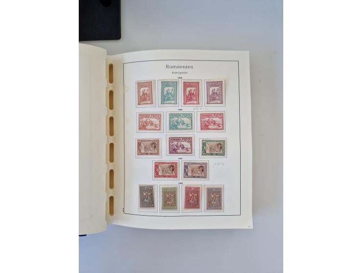 1862/1970, collection in two Schaubek albums, with a good portion of Karl I and other better values such as Mi. No. 154/60, 2