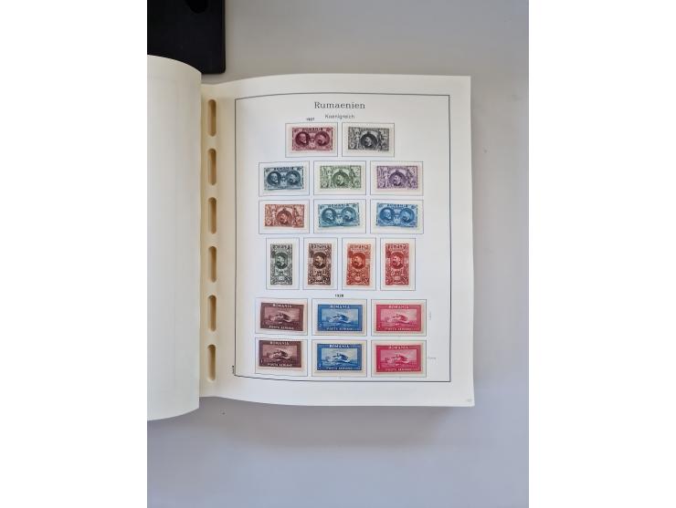 1862/1970, collection in two Schaubek albums, with a good portion of Karl I and other better values such as Mi. No. 154/60, 2