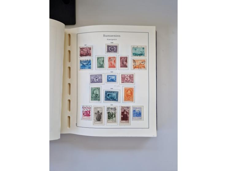 1862/1970, collection in two Schaubek albums, with a good portion of Karl I and other better values such as Mi. No. 154/60, 2