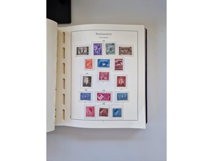 1862/1970, collection in two Schaubek albums, with a good portion of Karl I and other better values such as Mi. No. 154/60, 2