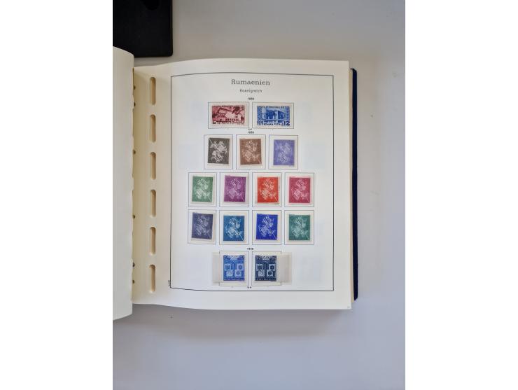 1862/1970, collection in two Schaubek albums, with a good portion of Karl I and other better values such as Mi. No. 154/60, 2