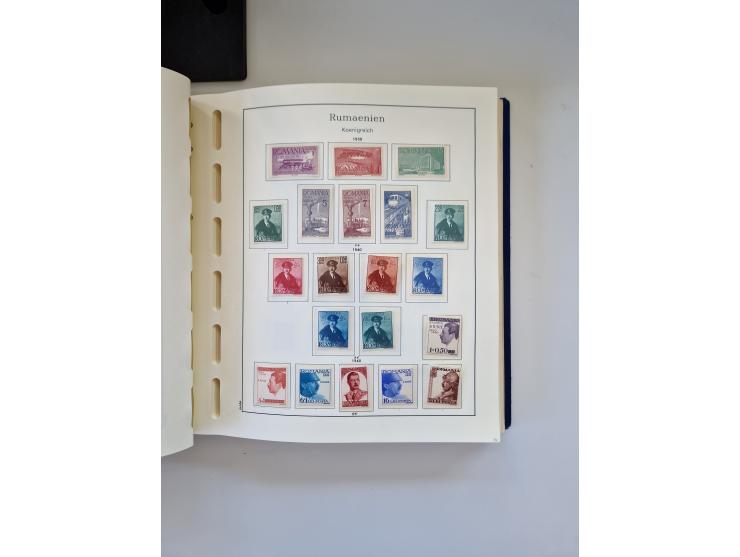 1862/1970, collection in two Schaubek albums, with a good portion of Karl I and other better values such as Mi. No. 154/60, 2