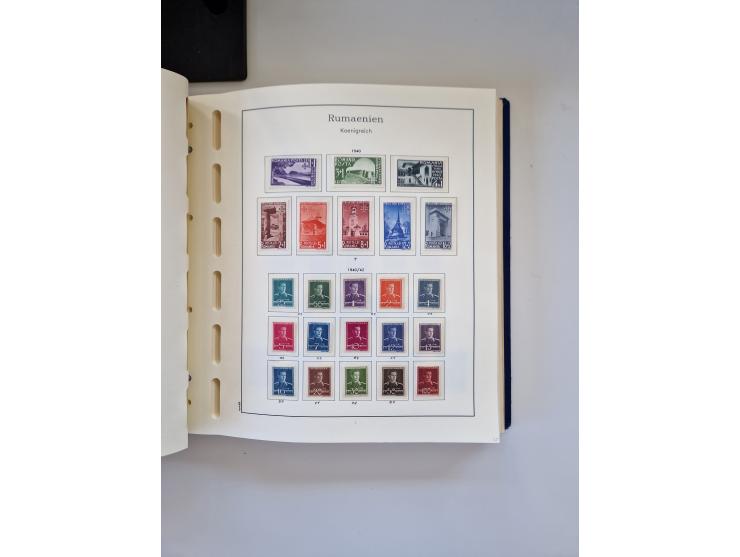 1862/1970, collection in two Schaubek albums, with a good portion of Karl I and other better values such as Mi. No. 154/60, 2