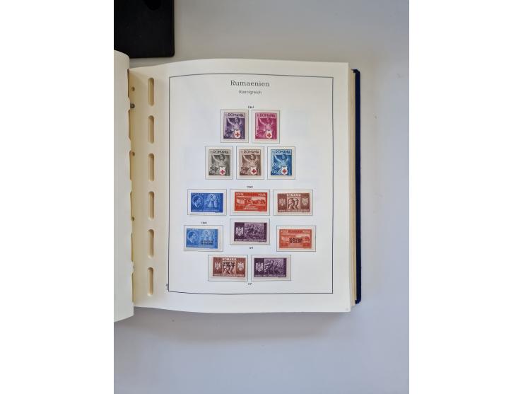 1862/1970, collection in two Schaubek albums, with a good portion of Karl I and other better values such as Mi. No. 154/60, 2