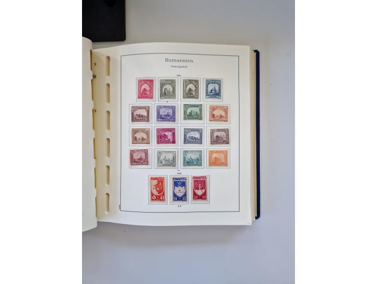 1862/1970, collection in two Schaubek albums, with a good portion of Karl I and other better values such as Mi. No. 154/60, 2