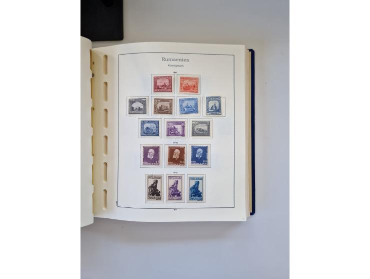 1862/1970, collection in two Schaubek albums, with a good portion of Karl I and other better values such as Mi. No. 154/60, 2