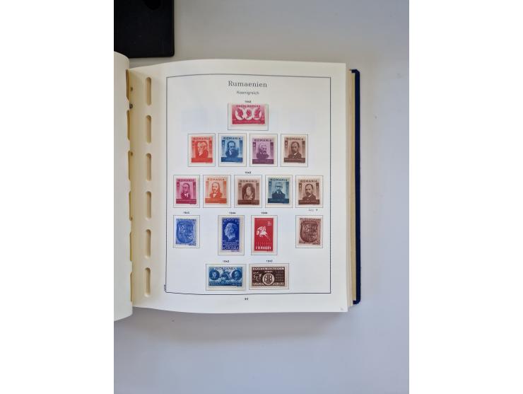 1862/1970, collection in two Schaubek albums, with a good portion of Karl I and other better values such as Mi. No. 154/60, 2