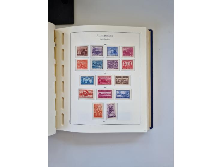 1862/1970, collection in two Schaubek albums, with a good portion of Karl I and other better values such as Mi. No. 154/60, 2