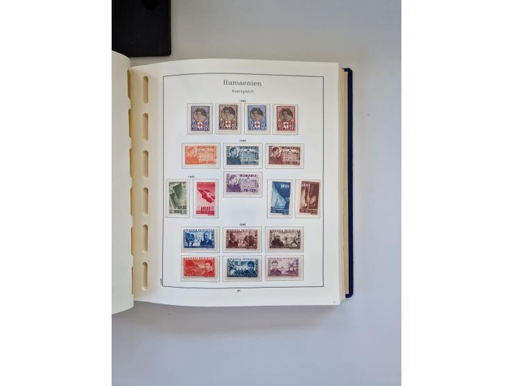 1862/1970, collection in two Schaubek albums, with a good portion of Karl I and other better values such as Mi. No. 154/60, 2