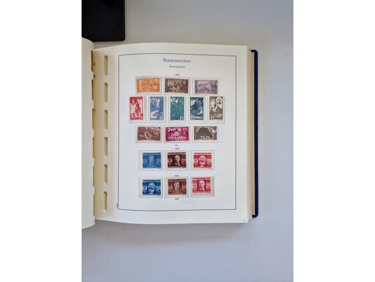 1862/1970, collection in two Schaubek albums, with a good portion of Karl I and other better values such as Mi. No. 154/60, 2