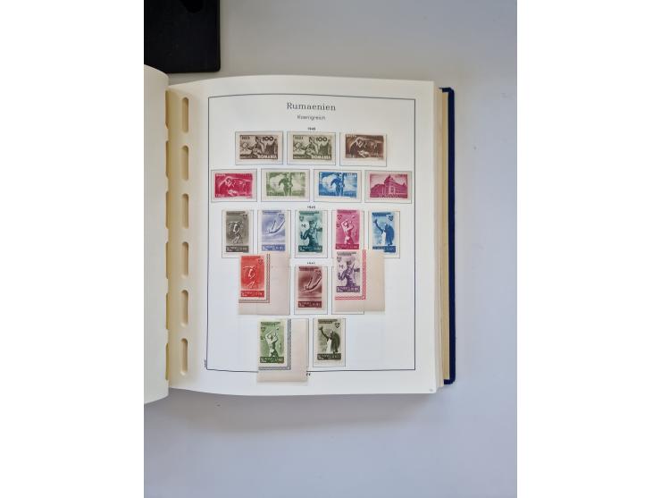 1862/1970, collection in two Schaubek albums, with a good portion of Karl I and other better values such as Mi. No. 154/60, 2